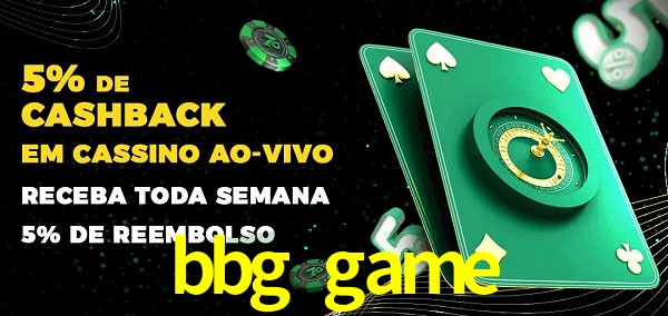 Promoções do cassino ao Vivo bbg game